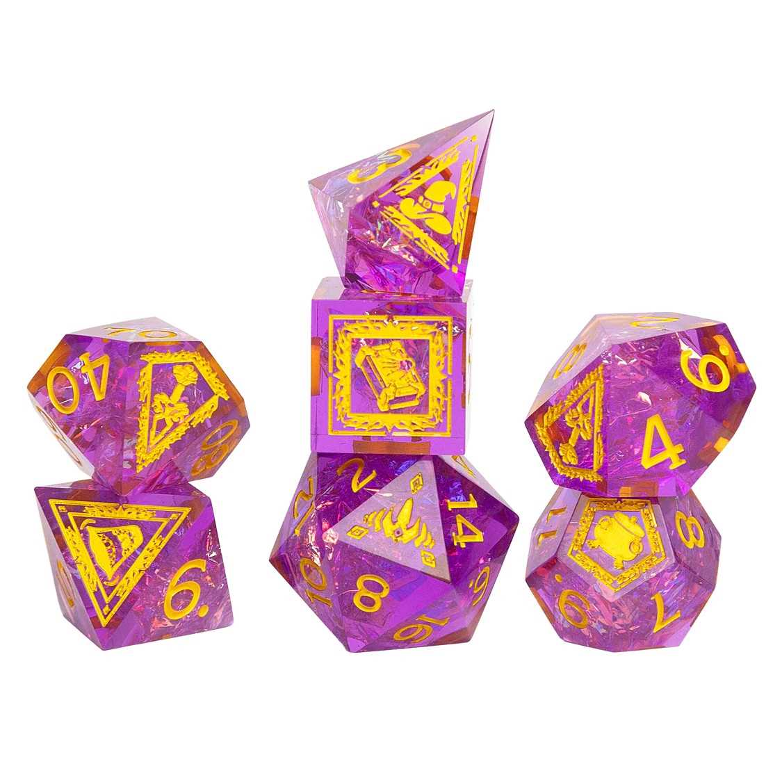 Adventure Dice Set: Dungeons & Dragons - Tasha the Witch Queen – Sharp-Edged Dice Set - Image 2
