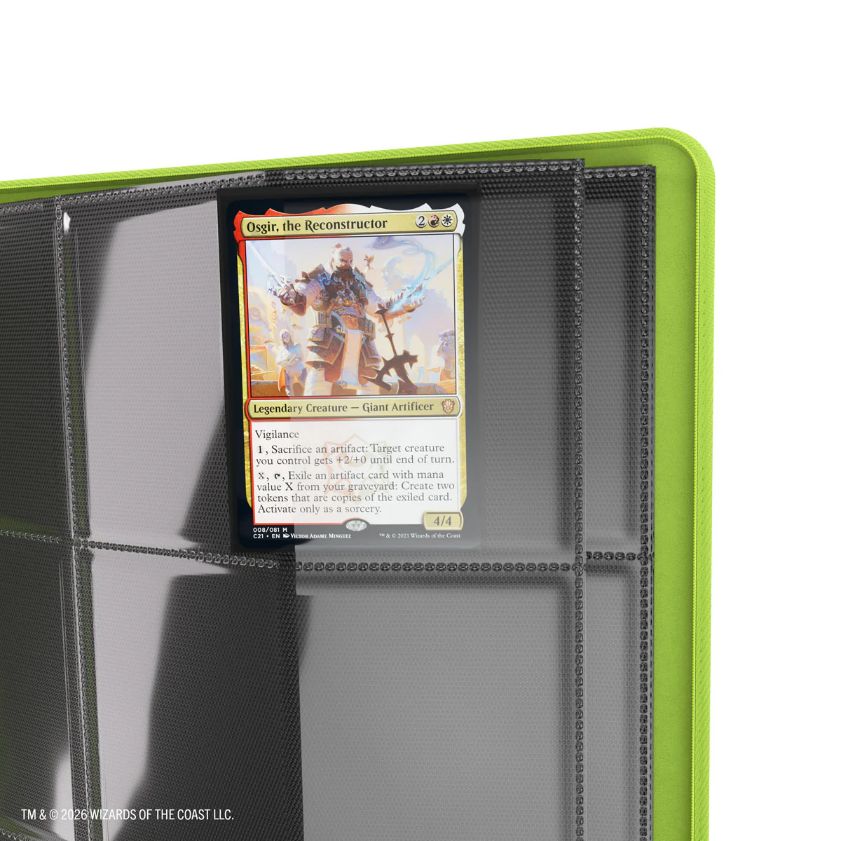Album: Zip-Up - Magic The Gathering - Secrets of Strixhaven - 18-Pocket  - Black/Green - Image 6