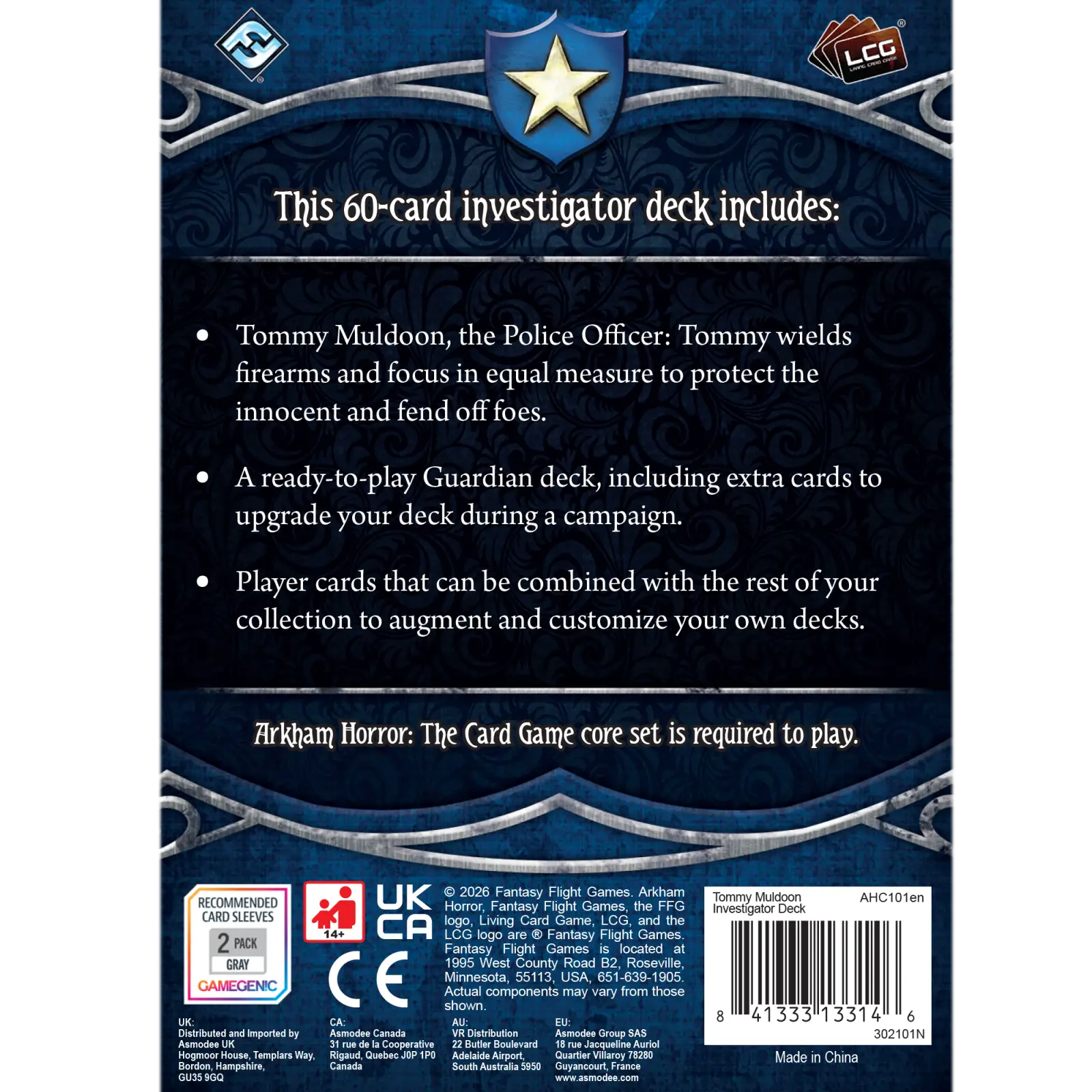 Arkham Horror: The Card Game - Investigator Deck - Tommy Muldoon (EN) - Image 4