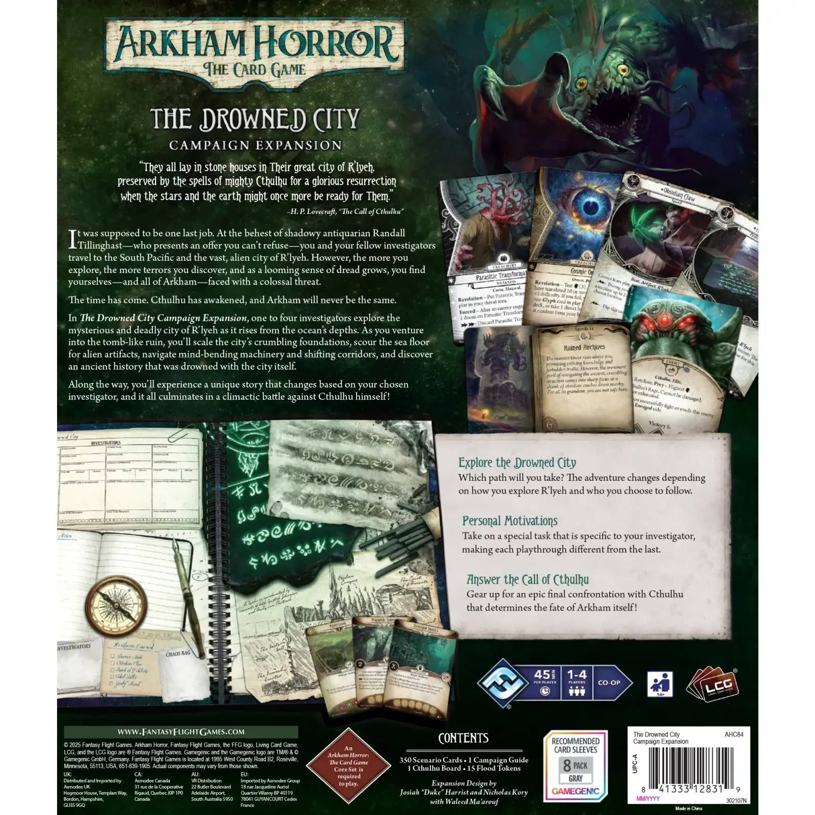 Arkham Horror: The Card Game - The Drowned City - Campaign Expansion (EN) - Image 2