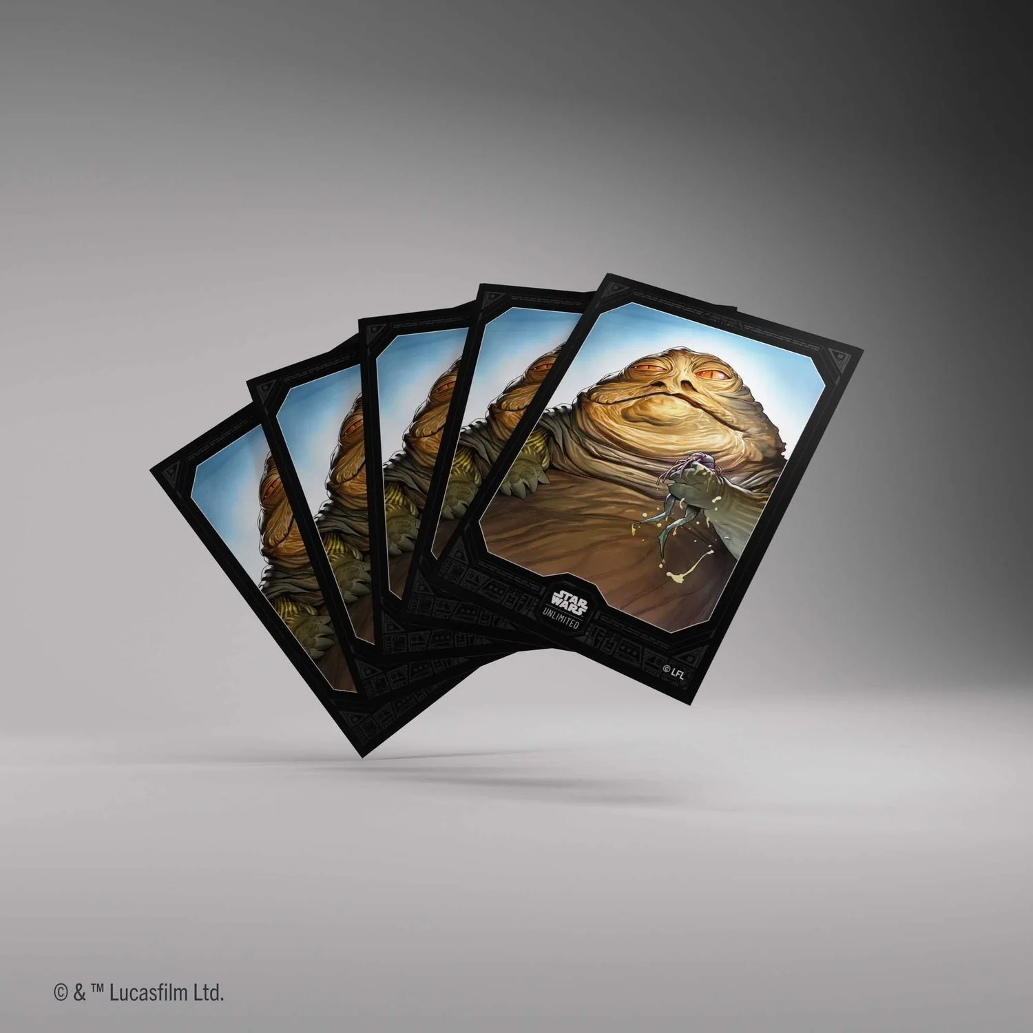 Art Sleeves: Star Wars Unlimited - Premium - Jabba The Hutt - Image 2