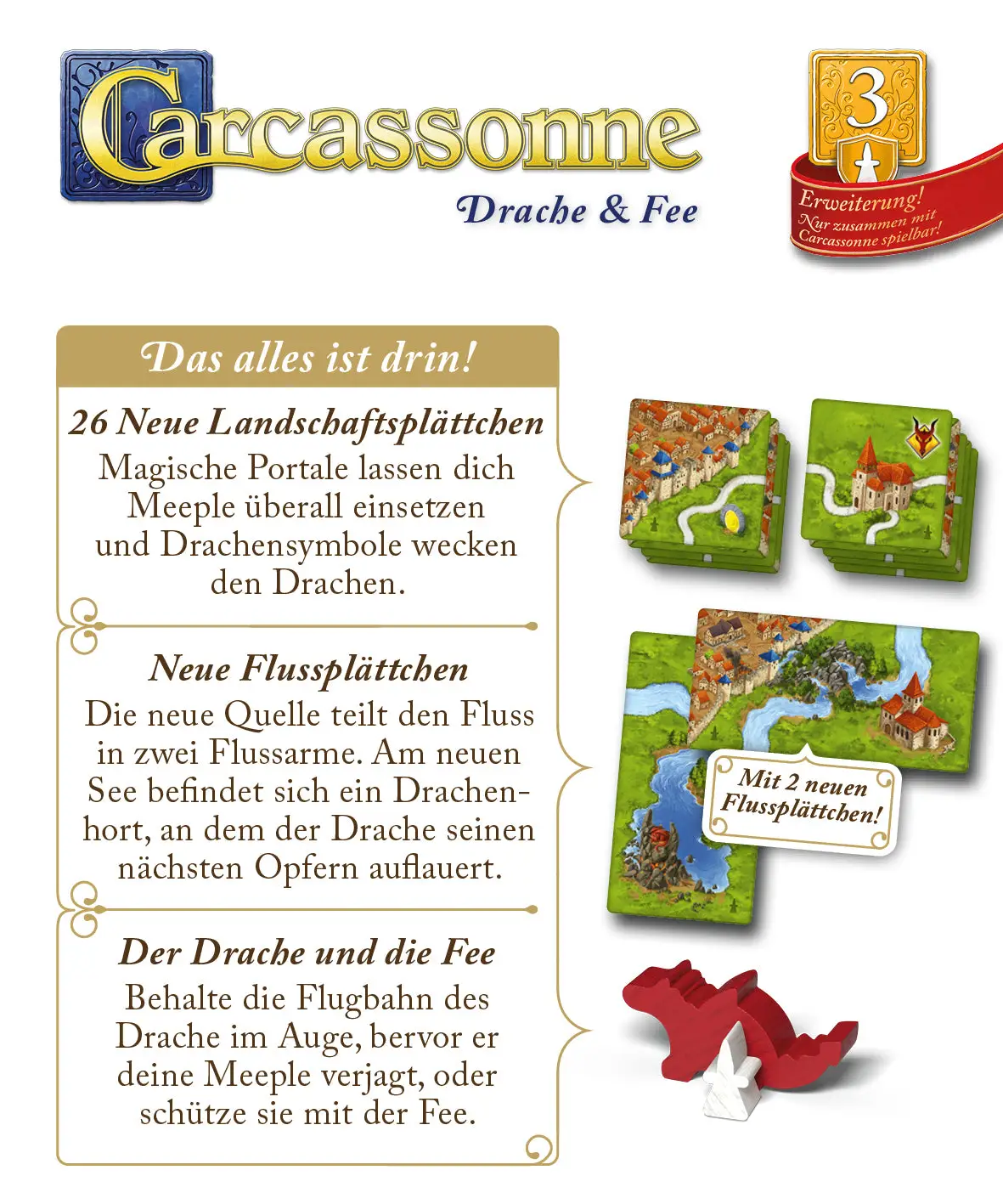 Carcassonne: Drache & Fee (DE) - Image 2