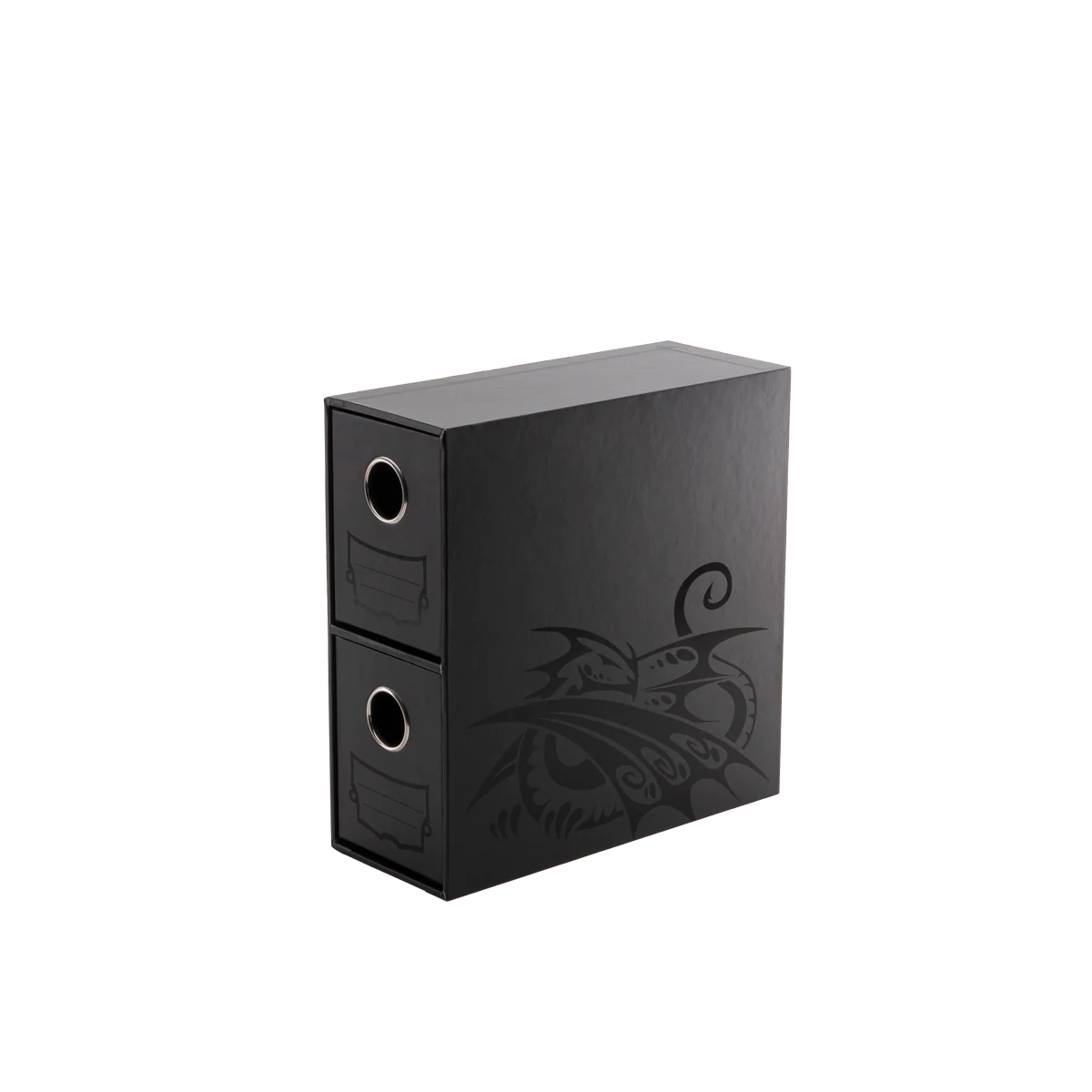 Card Drawers: Dragon Shield - Fortress - 2 Card - Vertical - Black - Image 2