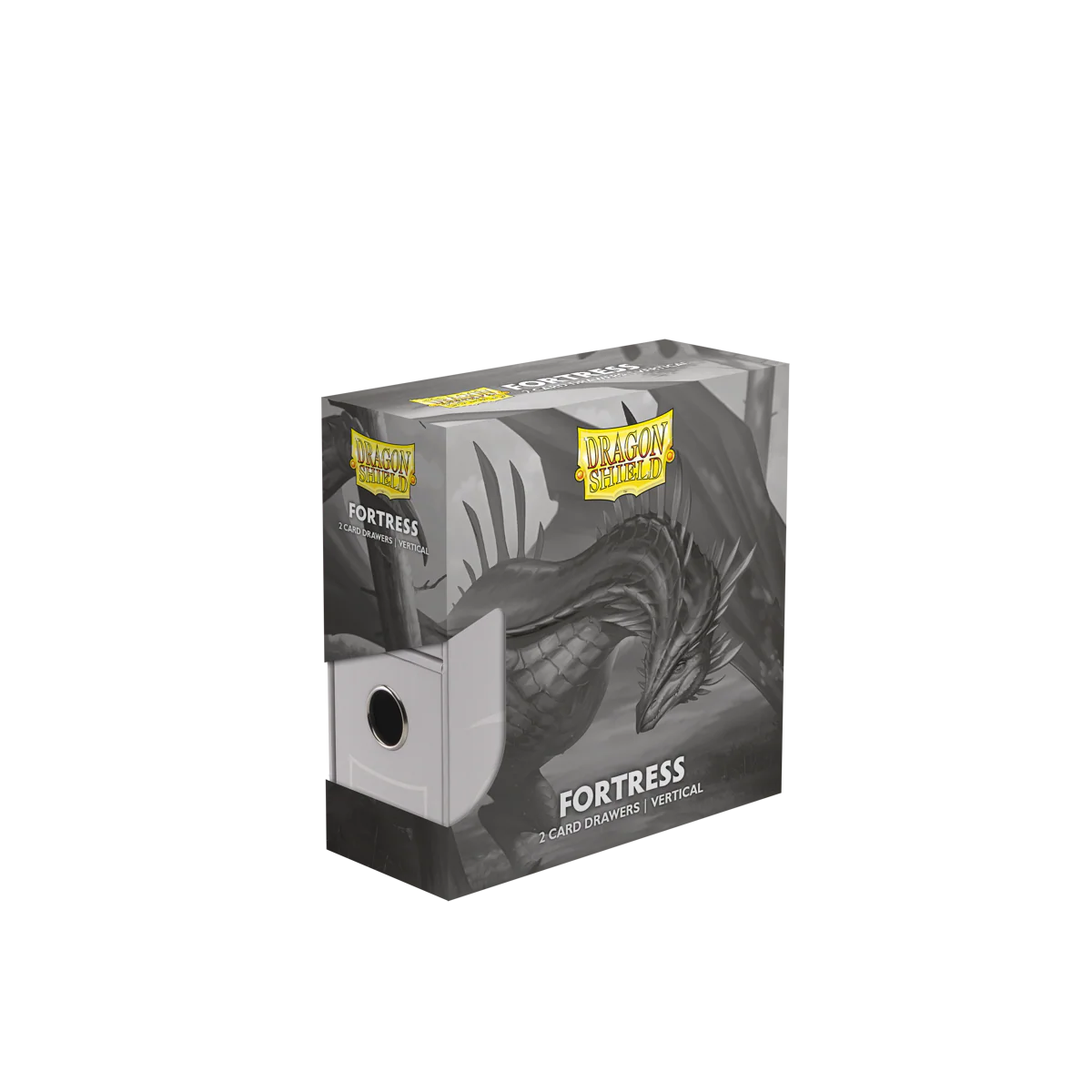 Card Drawers: Dragon Shield - Fortress - 2 Card - Vertical - White