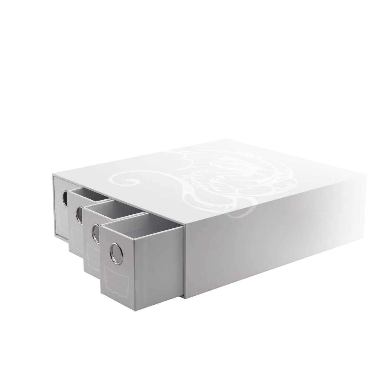 Card Drawers: Dragon Shield - Fortress - 4 Drawers - Horizontal - White - Image 7
