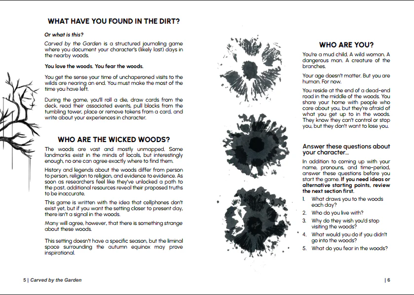 Solo Journaling RPG: Carved by the Garden (EN) - Image 4