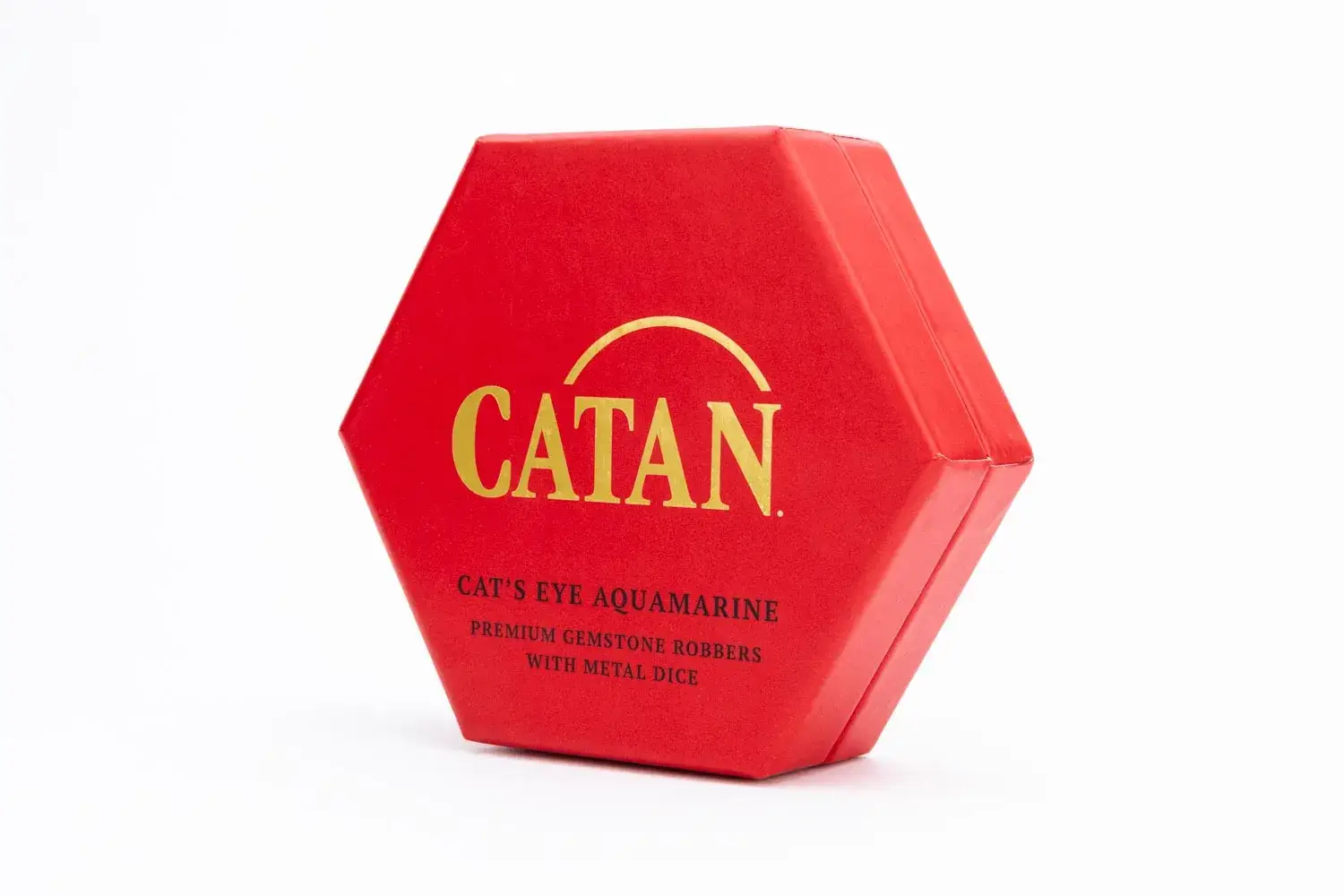 Catan: Premium Robber & Metal Dice Set - Cat's Eye Aquamarine - Image 4