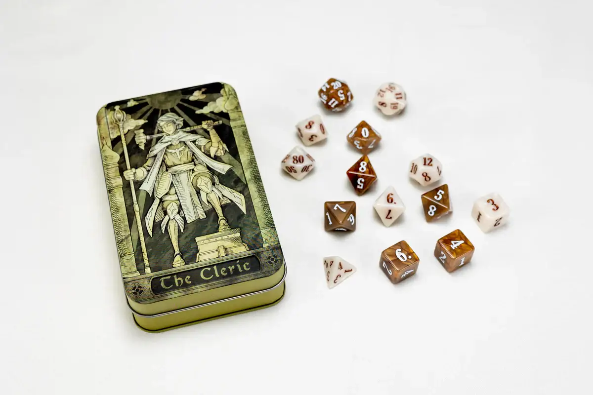 Class-Specific Dice Set: Cleric (Pathfinder & 5E) - Image 3