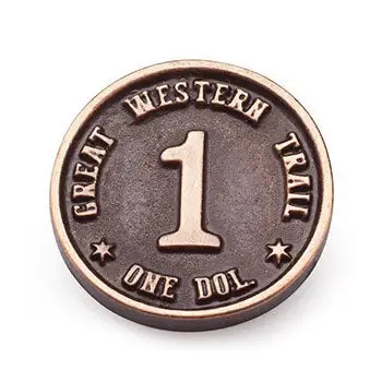 Great Western Trail: Metal Coins - Image 2