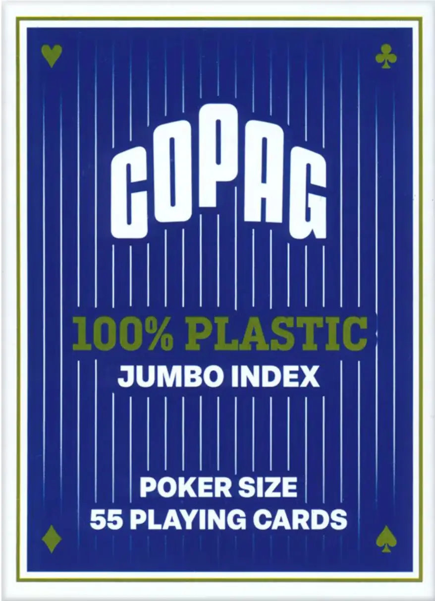 Playing Cards: Jumbo - Poker - Blue