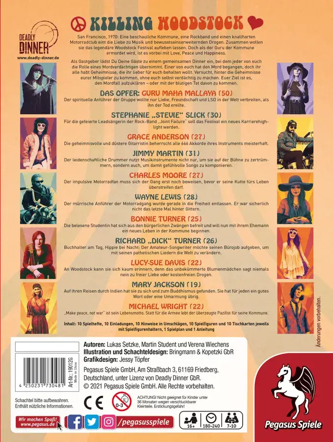 Deadly Dinner: Killing Woodstock (DE) - Image 2