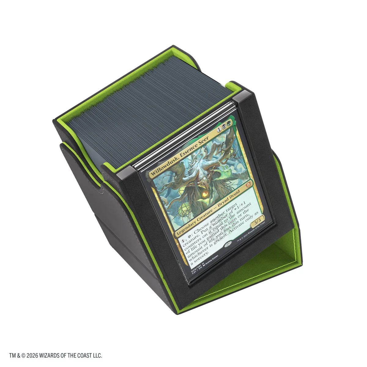 Deck Box: Squire 100+ XL - Magic The Gathering - Secrets of Strixhaven - Black / Green - Image 10