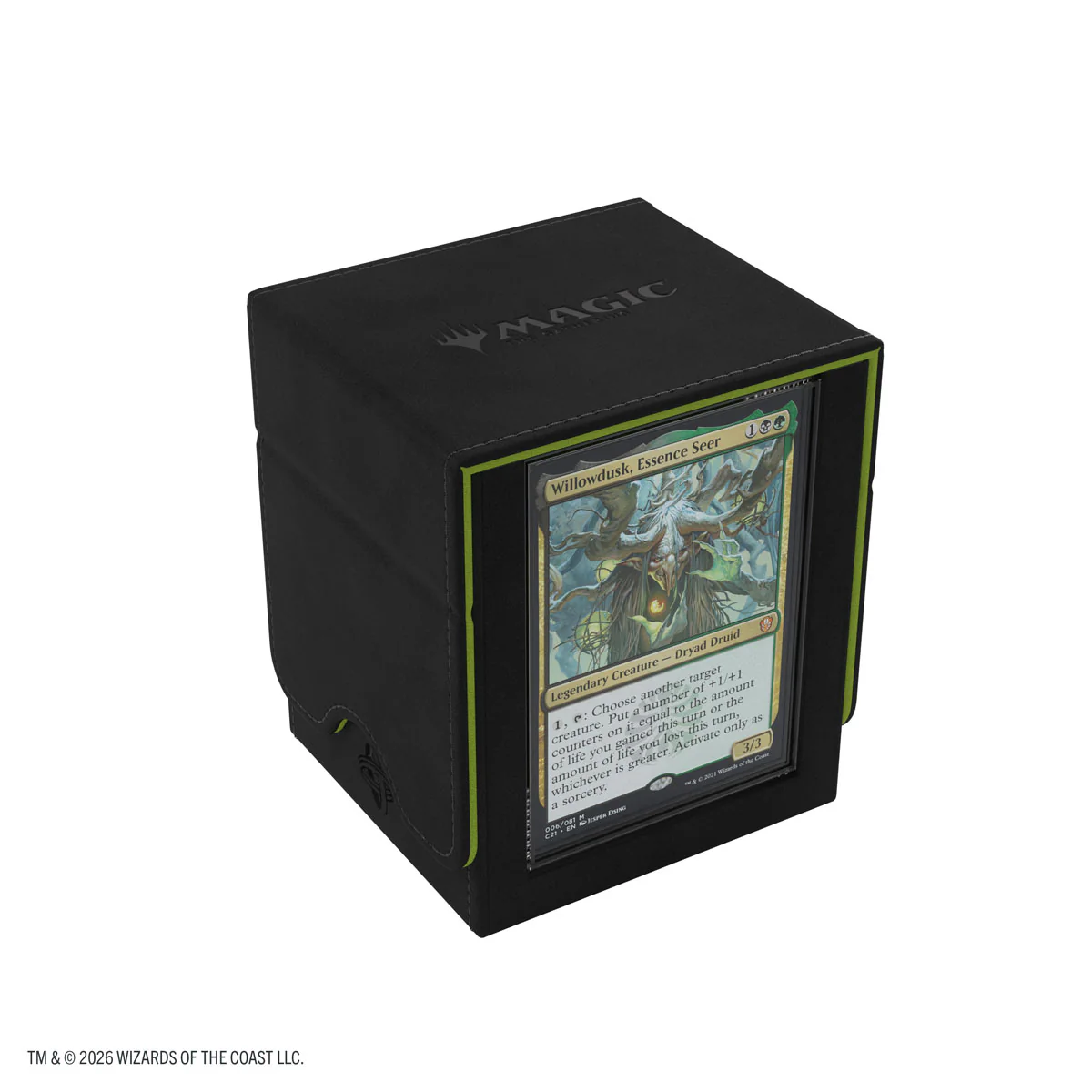 Deck Box: Squire 100+ XL - Magic The Gathering - Secrets of Strixhaven - Black / Green - Image 14