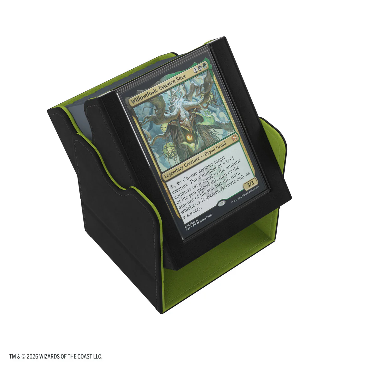 Deck Box: Squire 100+ XL - Magic The Gathering - Secrets of Strixhaven - Black / Green - Image 9