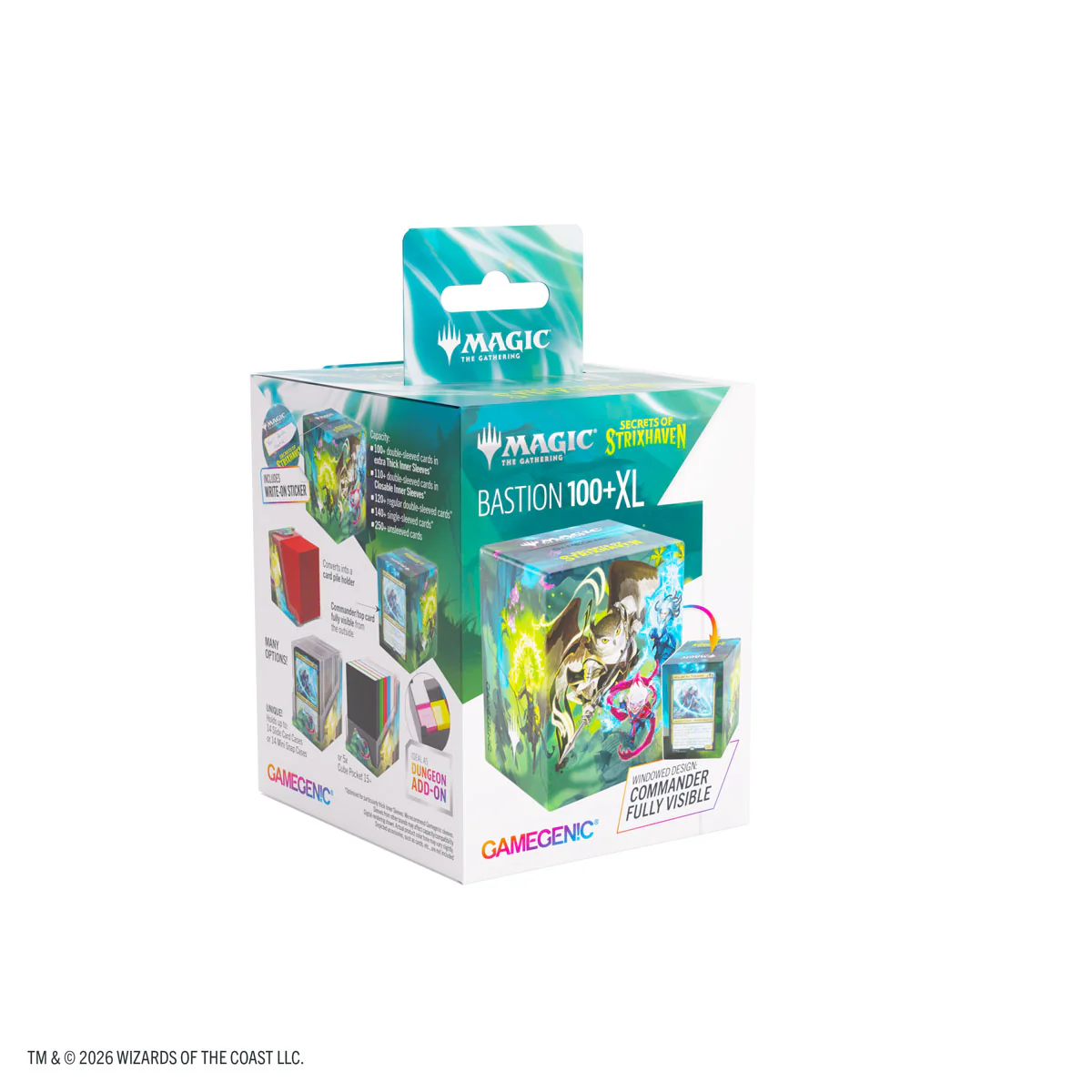 Deckbox: Gamegenic - Bastion 100+ XL - Magic The Gathering - Secrets of Strixhaven - Strixhaven Students - Image 2