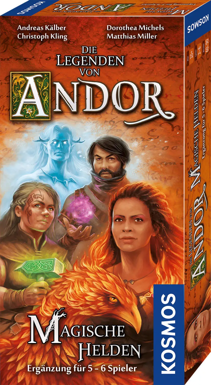 Die Legenden von Andor: Magische Helden - Ergänzung 5-6 Spieler (DE)