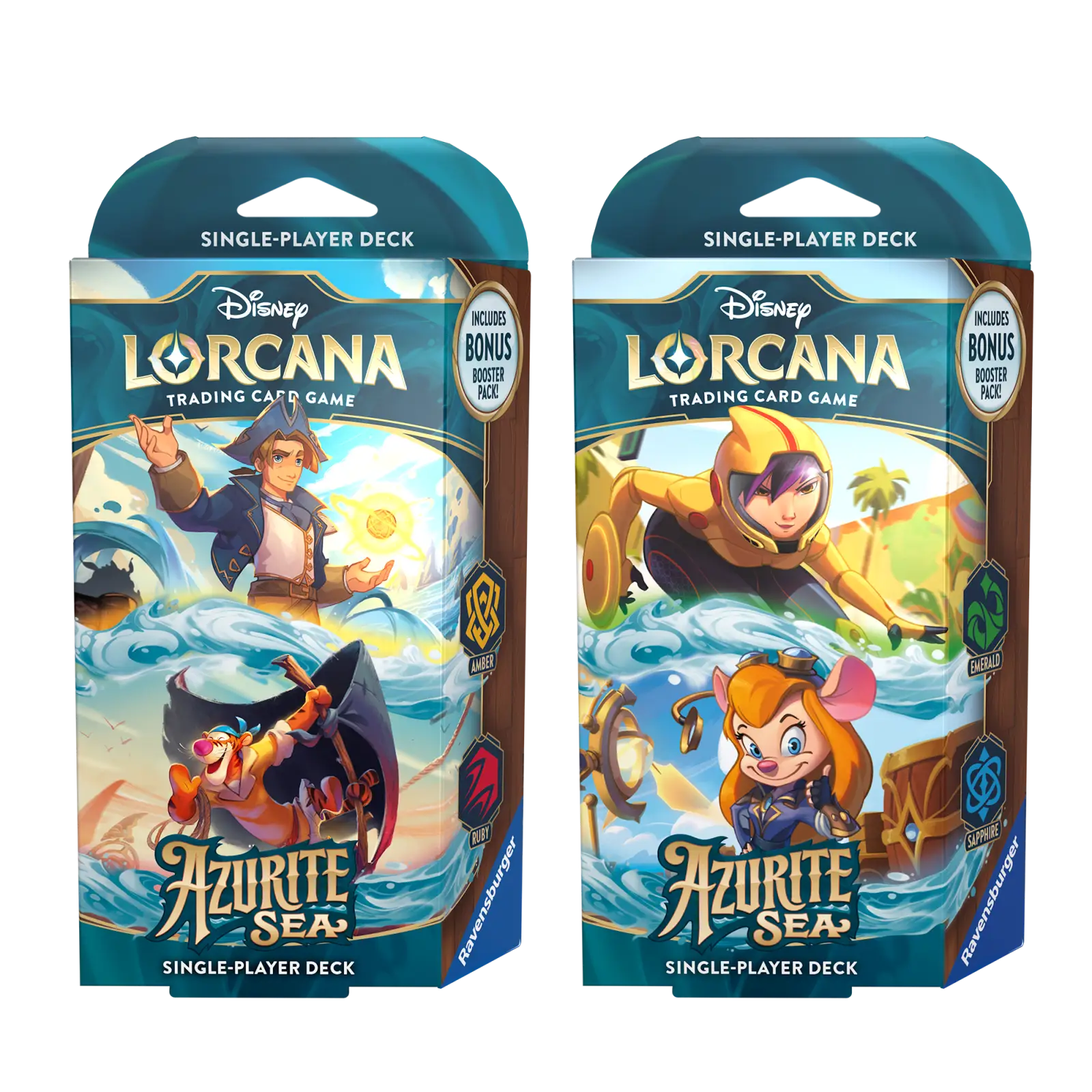 Disney Lorcana: Azurite Sea - Emerald/Sapphire - Starter Deck (EN) - Image 3