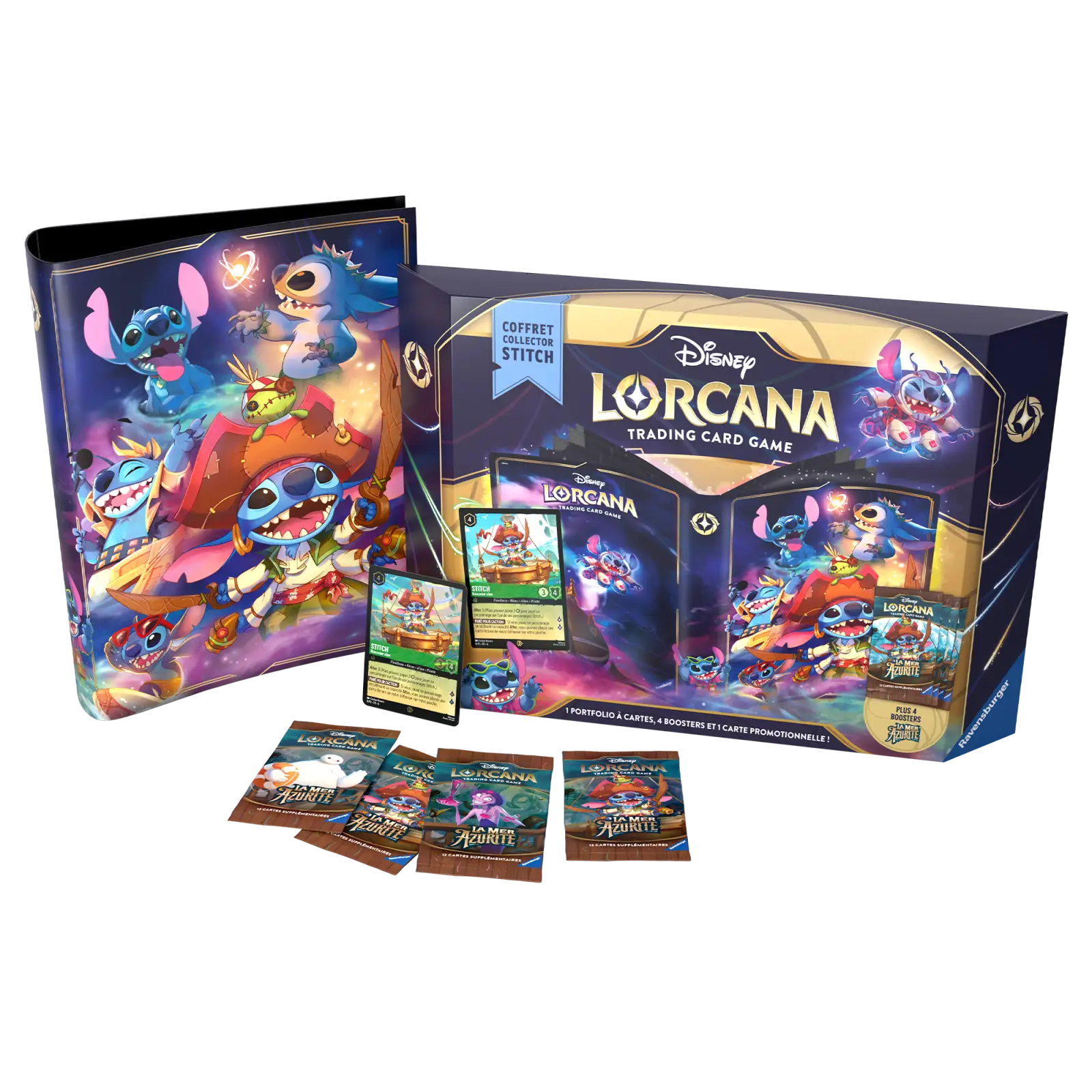 Disney Lorcana: La Mer Azurite - Stitch - Gift Set (FR) - Image 2