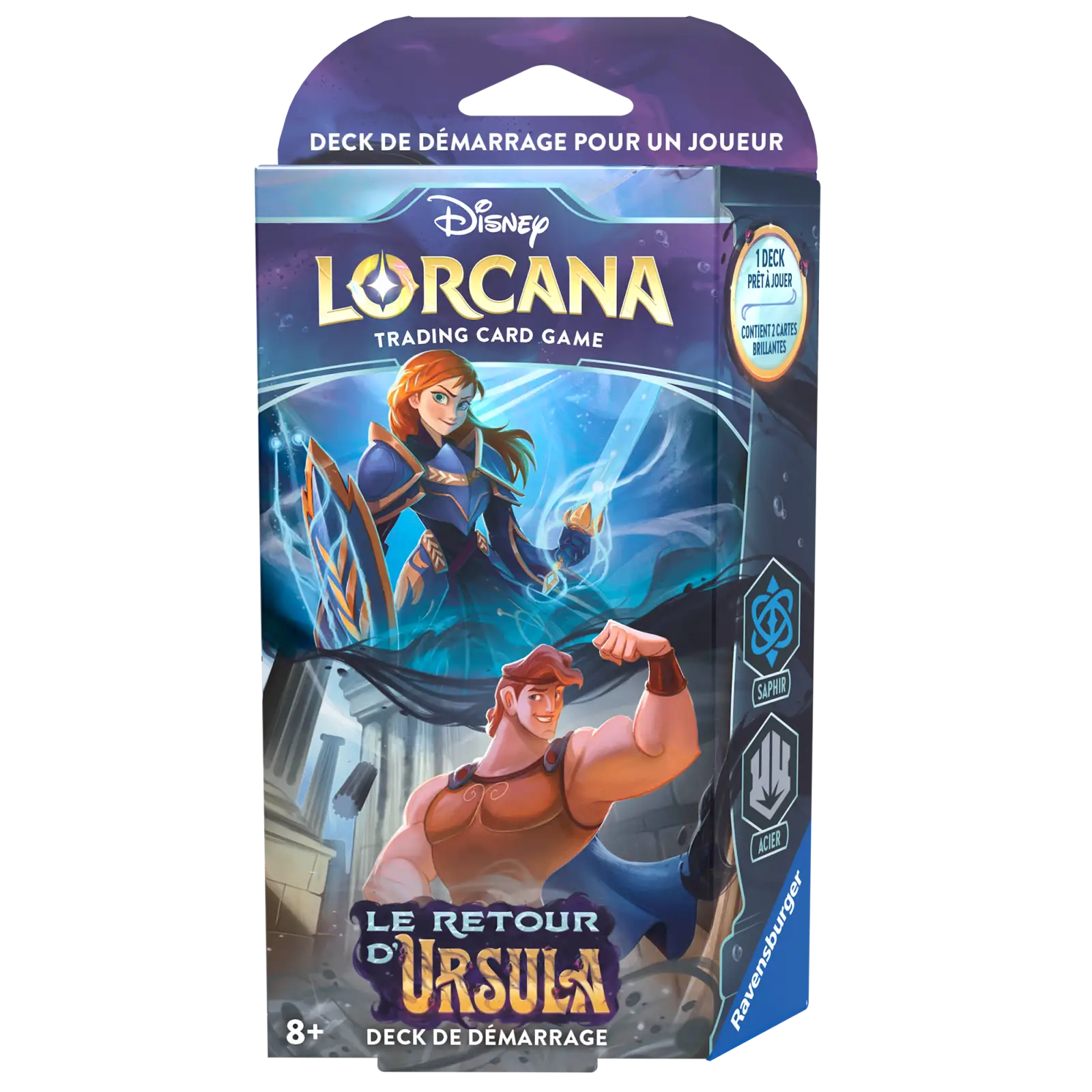 Disney Lorcana: Le Retour d’Ursula - Saphir/Acier - Starter Deck (FR)