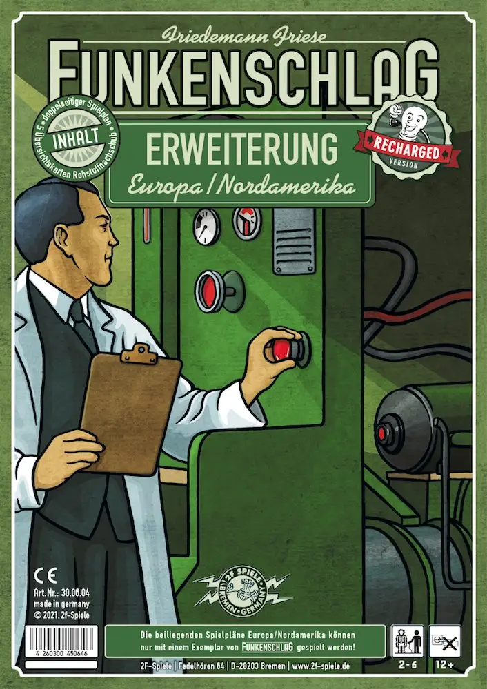 Funkenschlag: Erweiterung 13 - Europa/Nordamerika - Recharged