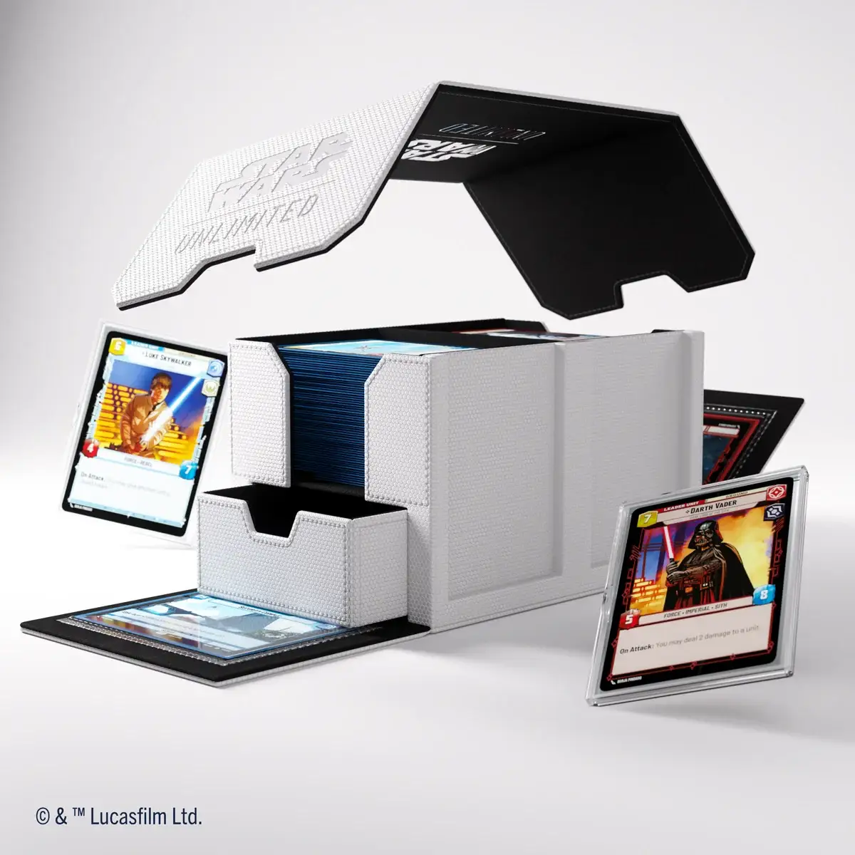 Double Deck Pod: Star Wars Unlimited - White/Black - Image 2