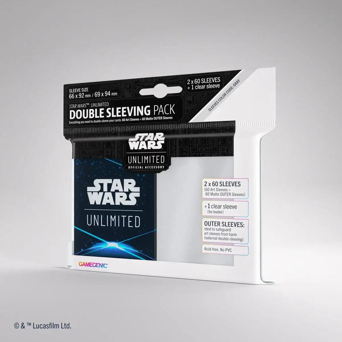 Double Sleeving Pack: Star Wars Unlimited - Card Back Blue