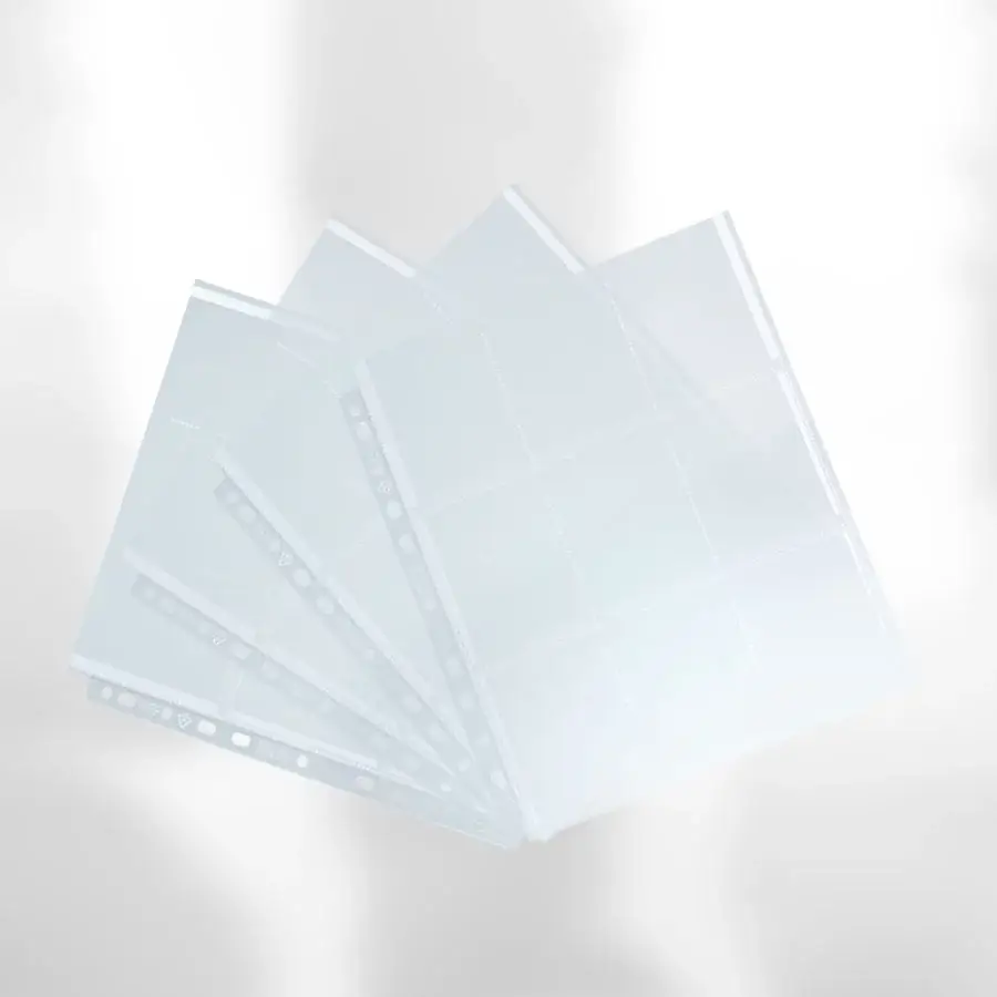 Pocket Pages: Gamegenic - Ultrasonic - 9-Pocket Pages - Top-Loading - Singles- Clear - Image 3