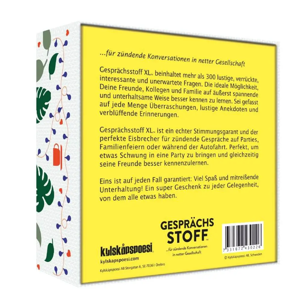 Gesprächsstoff XL: für zündende Konversationen in netter Gesellschaft (DE) - Image 2