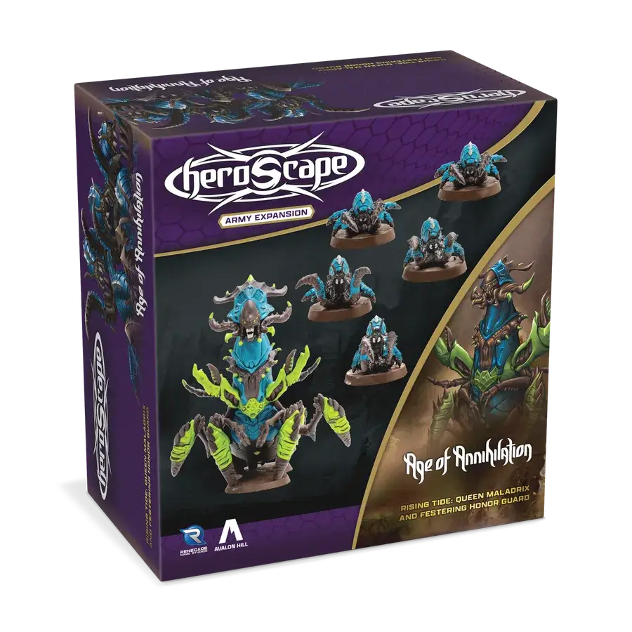 HeroScape: Rising Tide - Army Expansion - Queen Maladrix & Festering Honor Guard (EN) - Image 3