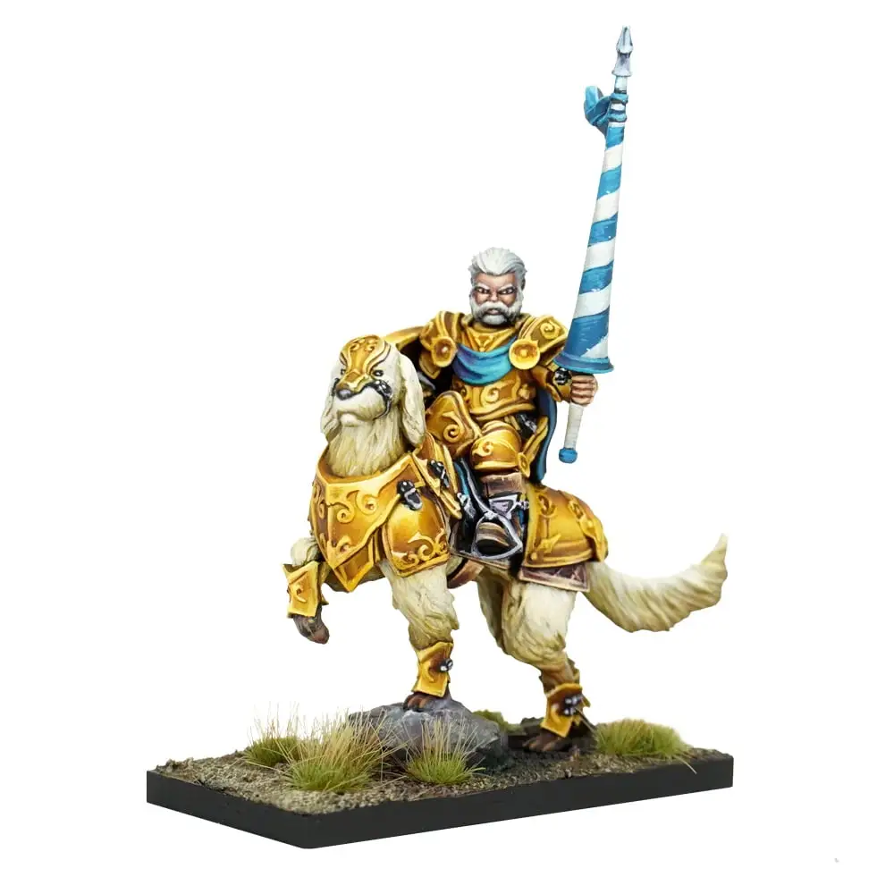 Kings of War: Halfling - Muster Captain on Aralez