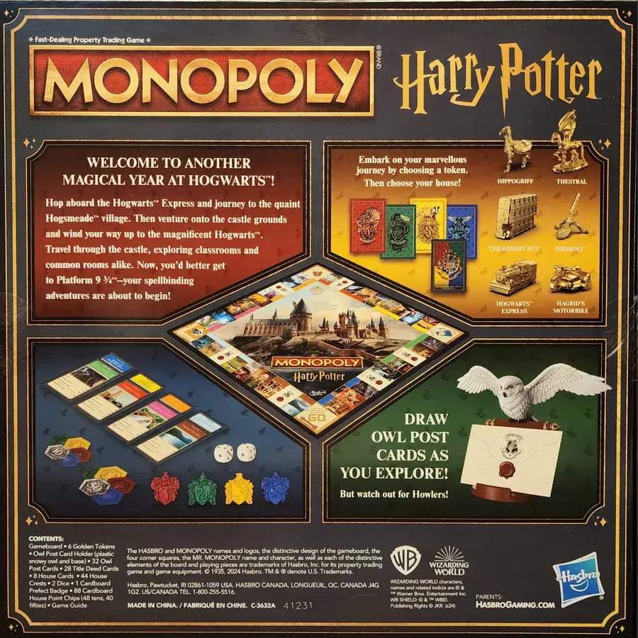 Monopoly: Harry Potter - A Magical Adventure at Hogwarts (EN) - Image 2