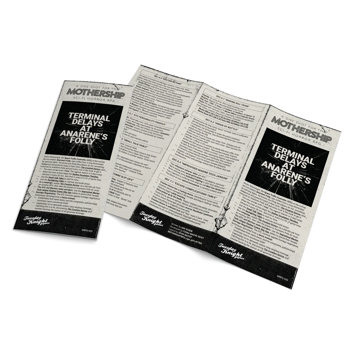 Mothership RPG: Terminal Delays at Anarenes Folly (EN)