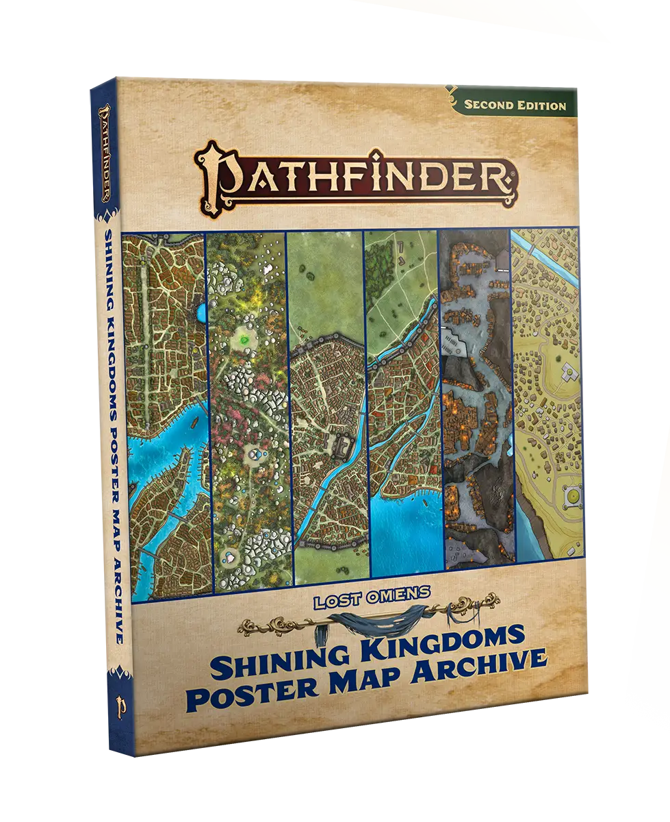 Pathfinder RPG: 2nd Edition - Lost Omens - Shining Kingdoms - Poster Map Archive (EN)
