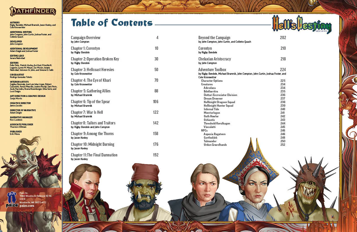 Pathfinder RPG: 2nd Edition - Special Edition - Hellfire Crisis - Hell's Destiny Adventure Path (EN) - Image 2