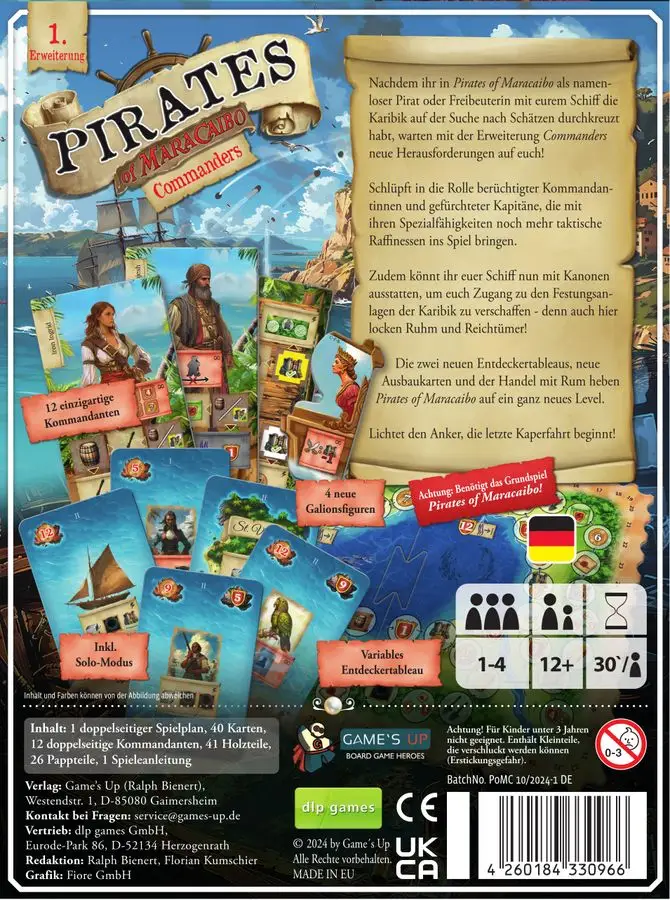 Piraten von Maracaibo: Commanders (DE) - Image 3