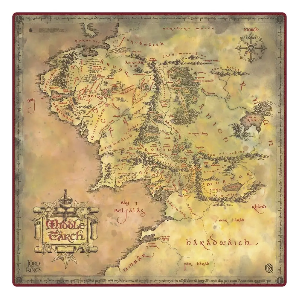 Play-Mat: Ultimate Guard - Oversized - The Lord of the Rings - Places of Middle-Earth - Image 4