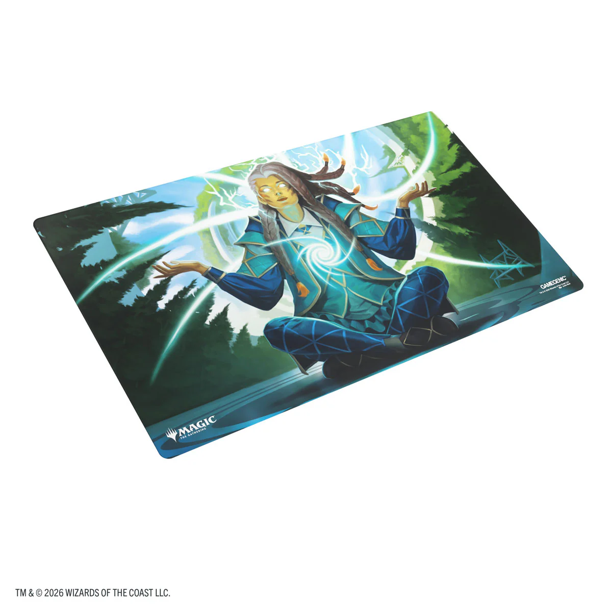 Playmat: Magic The Gathering - Secrets of Strixhaven - Tam Observant Sequencer - Image 3