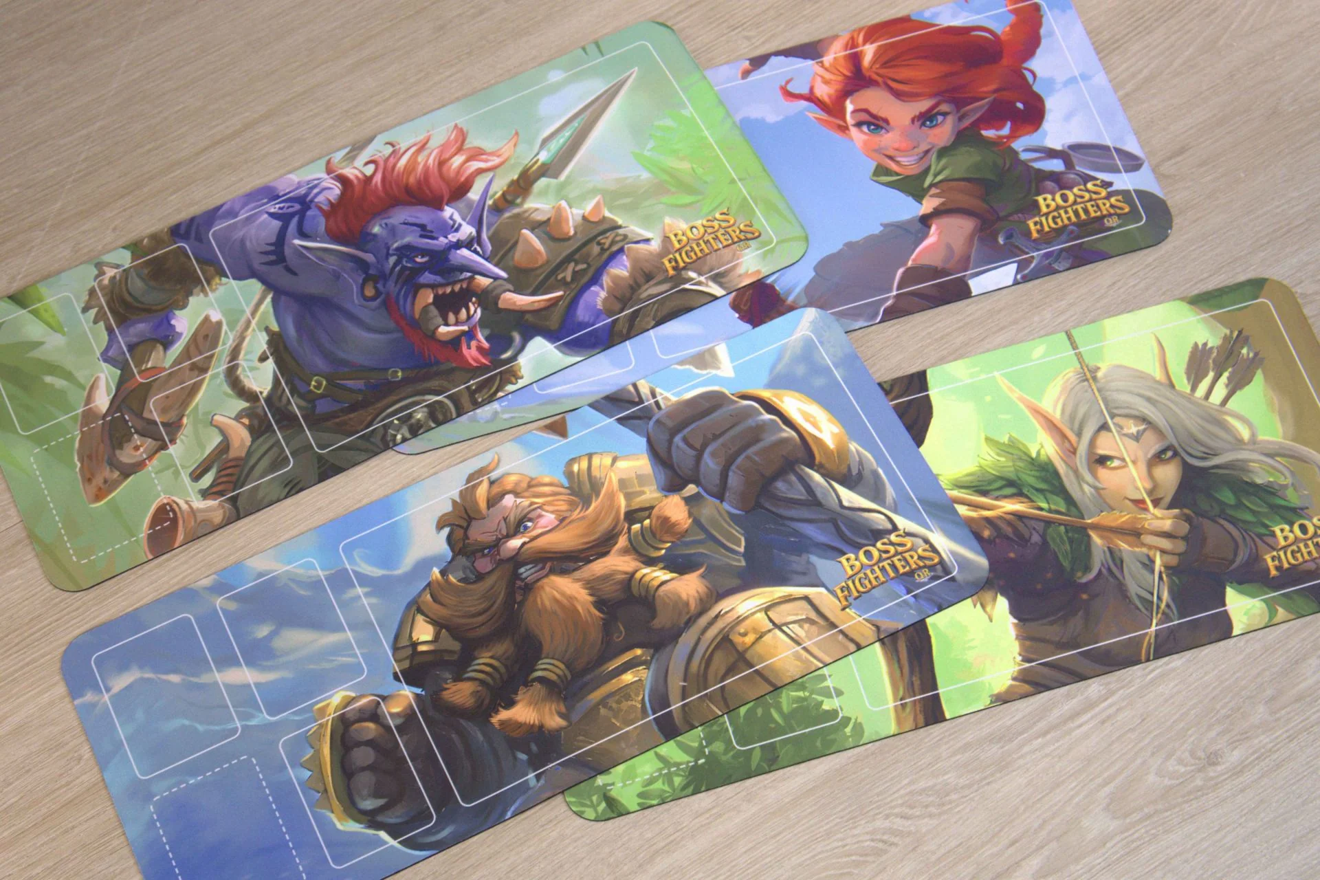 Playmats: Boss Fighters QR (4 mats) - Image 2