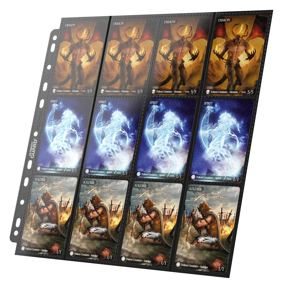 Pocket Pages: Ultimate Guard - 24-Pocket - Side-Loading - Schwarz (10 Pages) - Image 3