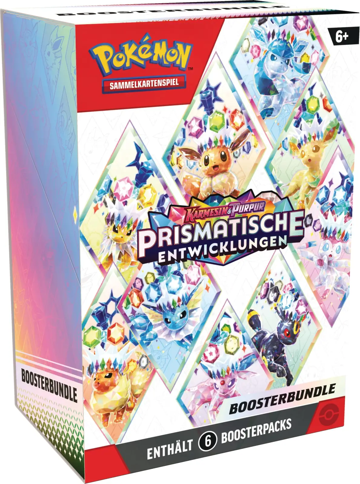 Pokémon TCG: Karmesin & Purpur - Prismatische Entwicklungen - Booster Bundle (6 Booster) (DE)