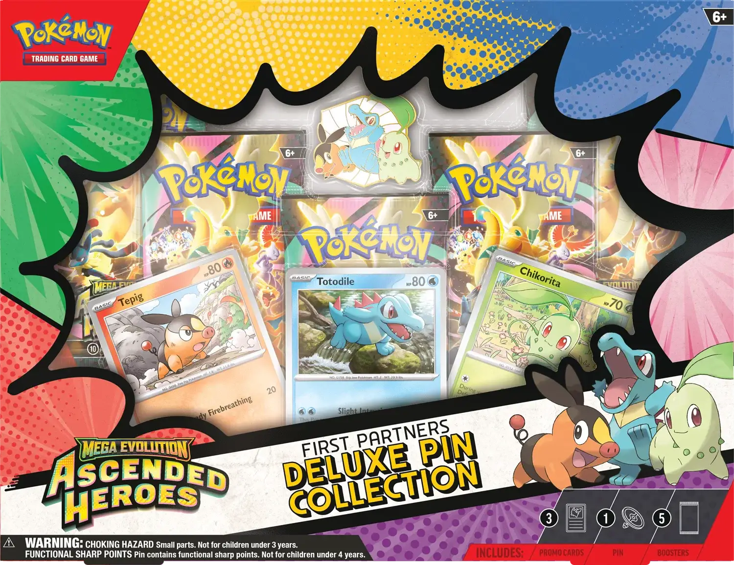 Pokémon TCG: Mega Evolution - Ascended Heroes - Deluxe Pin Collection (EN)