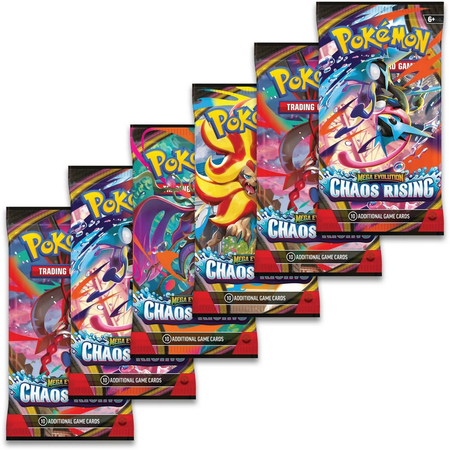 Pokémon TCG: Mega Evolution - Chaos Rising - Booster Bundle (6 Booster) (EN) - Image 2