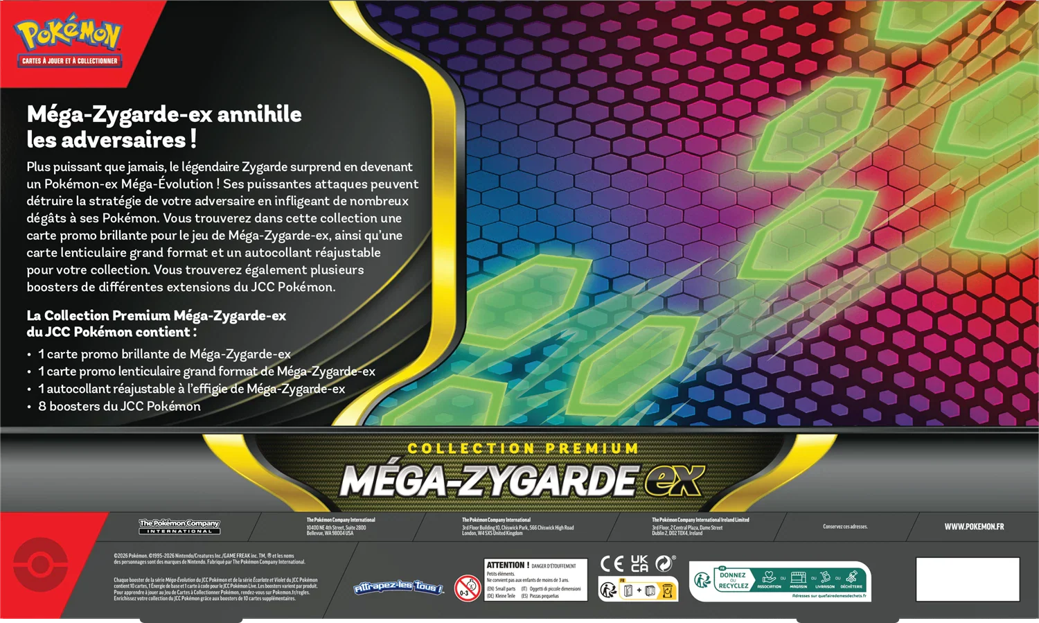 Pokémon TCG: Méga-Évolution – Équilibre Parfait - Méga-Zygarde - ex Collection Premium (FR) - Image 2