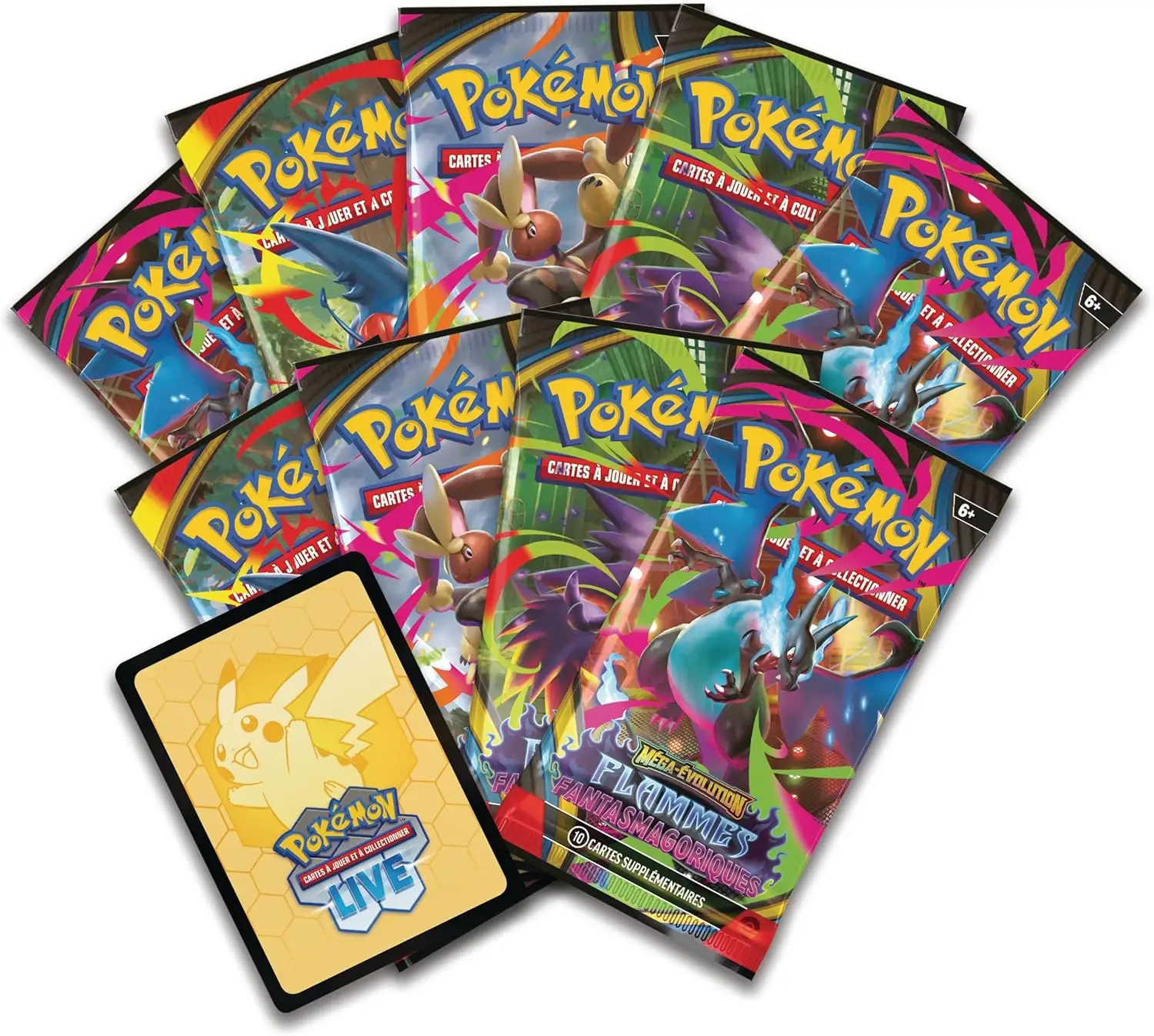 Pokémon TCG: Mega Evolution - Flammes Fantasmagoriques - Elite Trainer Box (FR) - Image 4