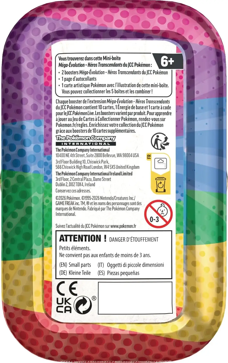 Pokémon TCG: Mega-Evolution - Mini Tins - Héros Transcendants (FR) - Image 7