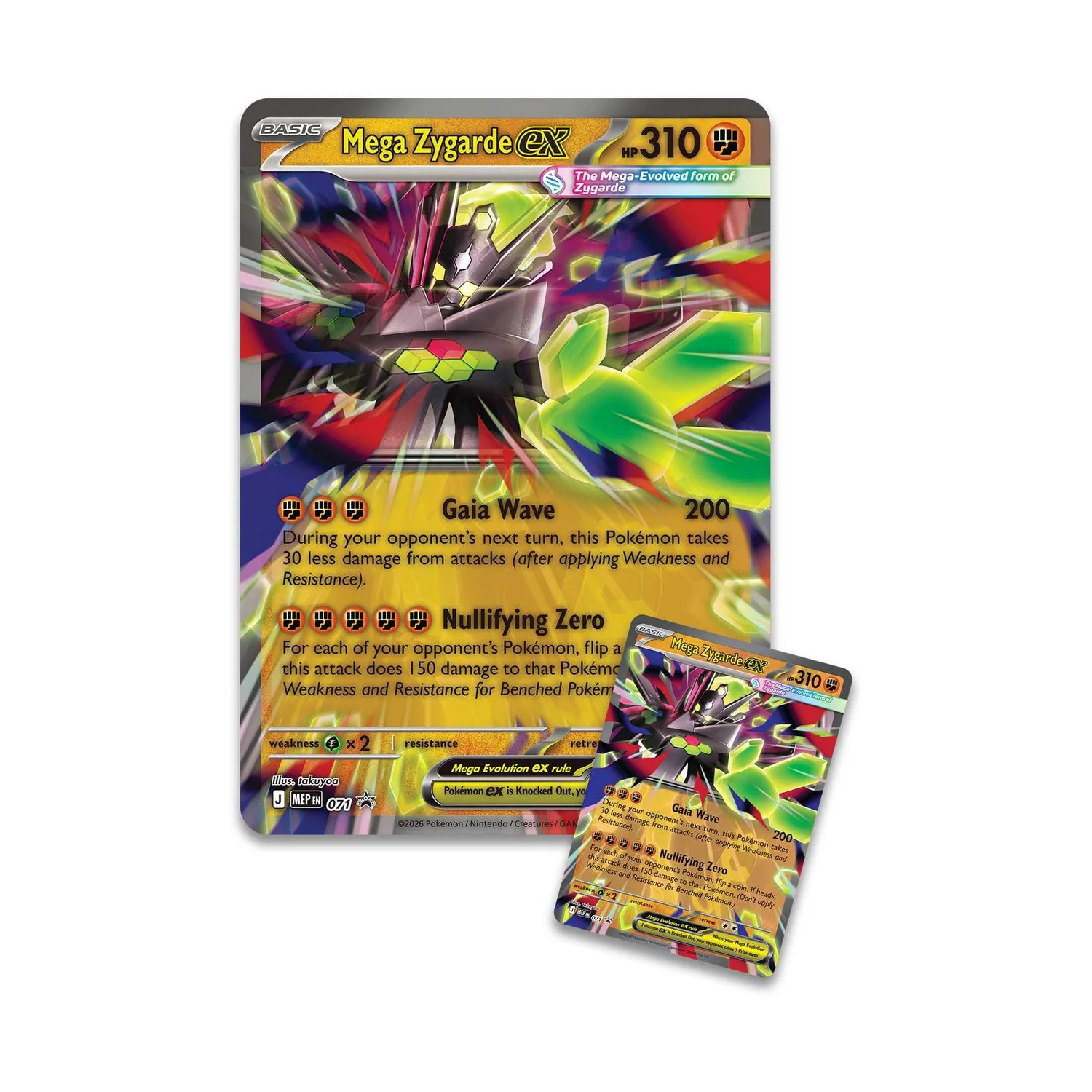 Pokémon TCG: Mega Evolution - Perfect Order - Mega Zygarde ex - Premium Collection (EN) - Image 3