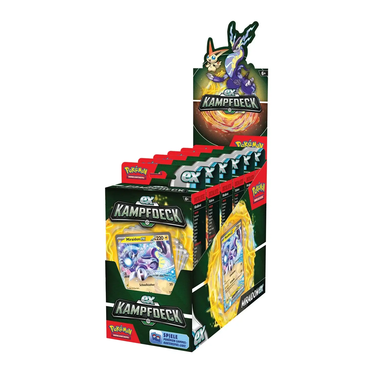 Pokémon TCG: Karmesin & Purpur - Kampfdeck - Miraidon EX und Victini EX (DE)