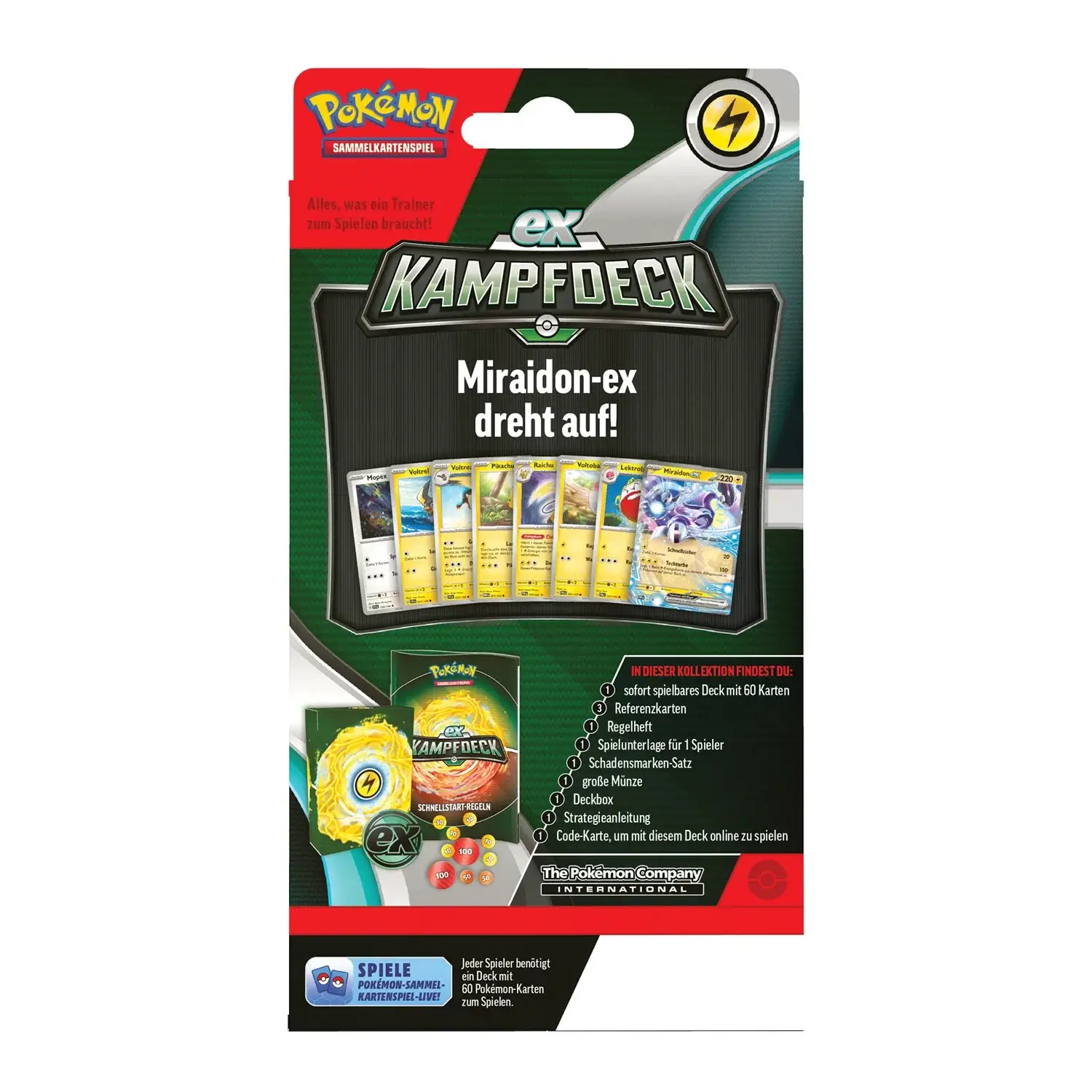 Pokémon TCG: Karmesin & Purpur - Kampfdeck - Miraidon EX und Victini EX (DE) - Image 4