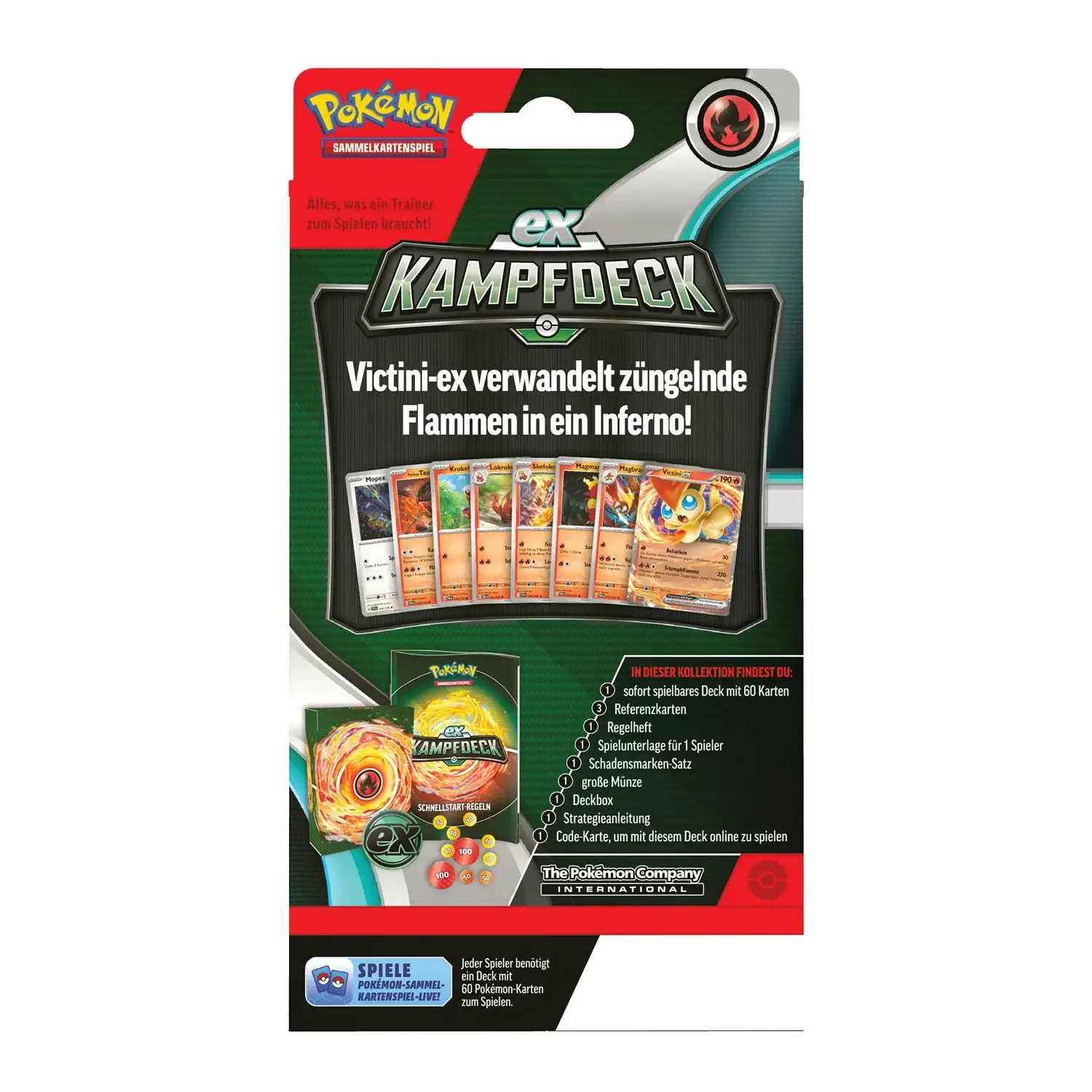 Pokémon TCG: Karmesin & Purpur - Kampfdeck - Miraidon EX und Victini EX (DE) - Image 5
