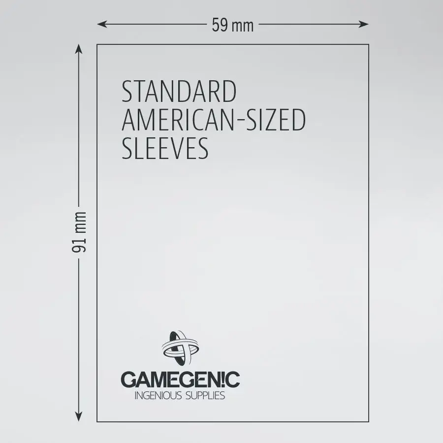 Board Game Sleeves: Prime - American - Standard - Green (60) - Image 3